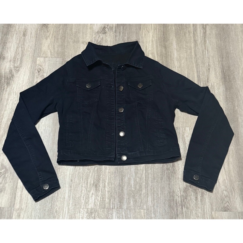 Dark blue jean VIP jacket size large